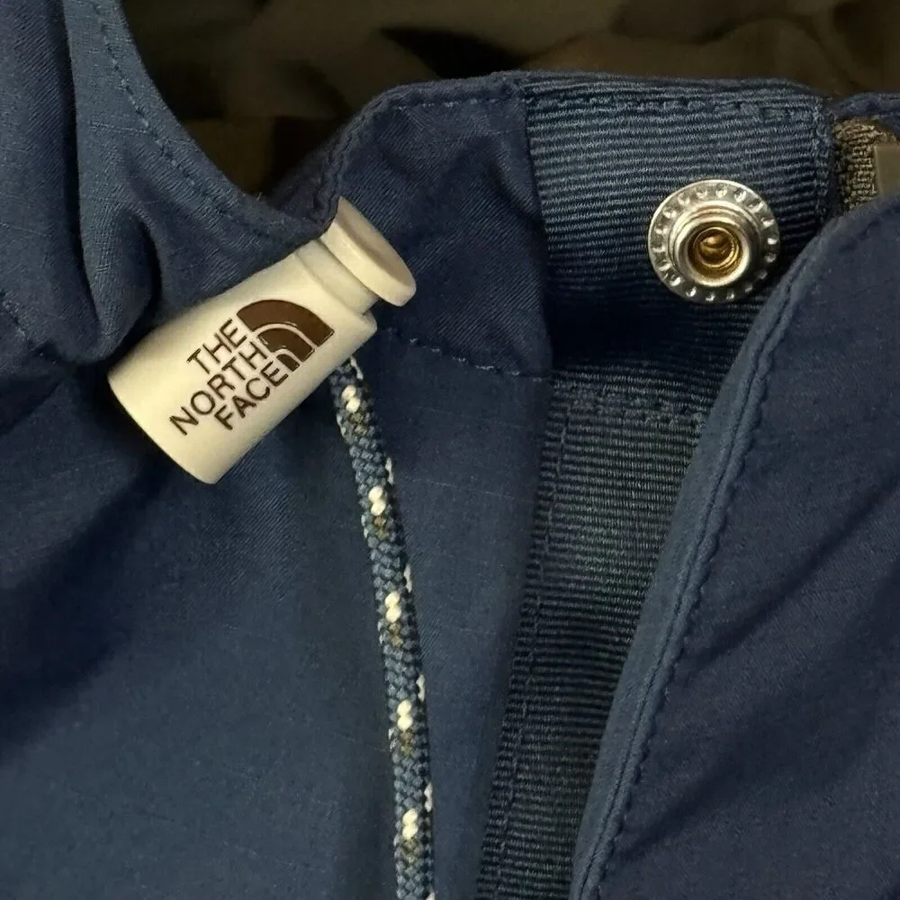 The North Face Men Sz 2XL '78 Low-Fi Hi-TEK WaterProof Windjammer Jacket Blue Gr